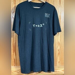 NEW Wright's Law Gray Crew Neck Novelty Graphic T-Shirt